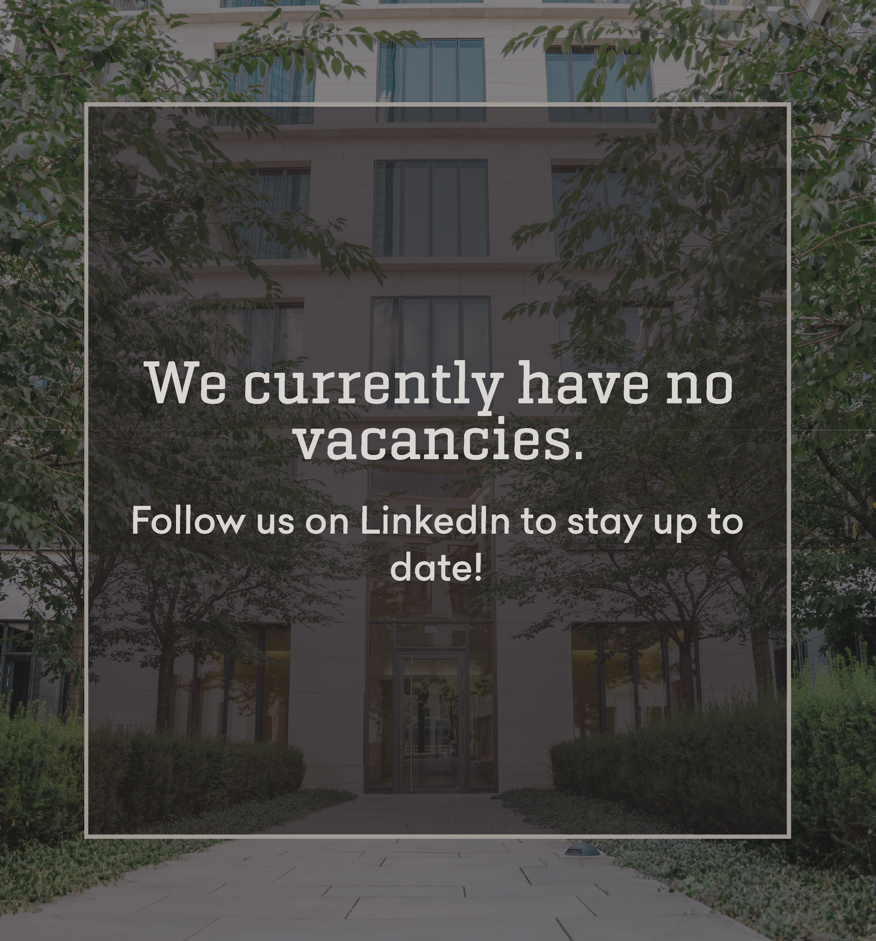 Current job offerings at HAGIM